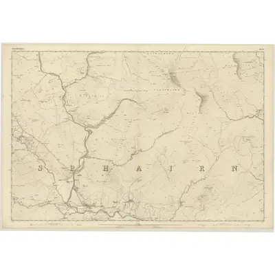1850 Map of Kirkcudbrightshire, Sheet 5, 1853 Print