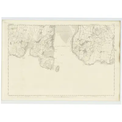 1850 Map of Kirkcudbrightshire, Sheet 54, 1854 Print