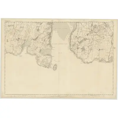 1850 Map of Kirkcudbrightshire, Sheet 54, 1854 Print