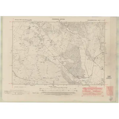 1946 Map of Kirkcudbrightshire Sheet L.NW, 1951 Print