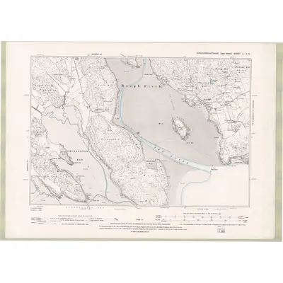 1894 Map of Kirkcudbrightshire Sheet L.SE, 1896 Print