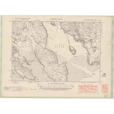 1946 Map of Kirkcudbrightshire Sheet L.SE, 1952 Print