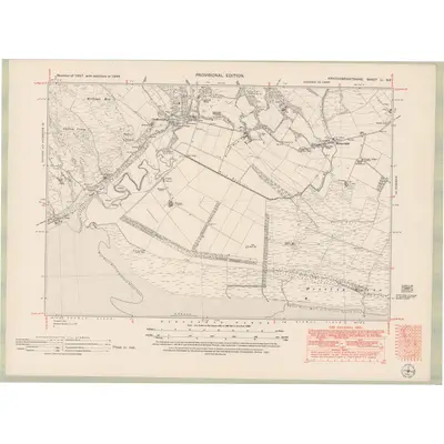 1946 Map of Kirkcudbrightshire Sheet LI.NE, 1951 Print