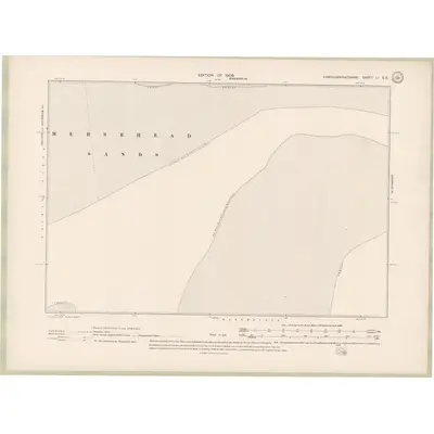 1907 Map of Kirkcudbrightshire Sheet LI.SE, 1909 Print