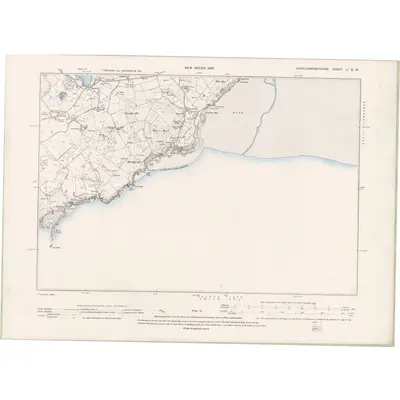 1893 Map of Kirkcudbrightshire Sheet LI.SW, 1896 Print