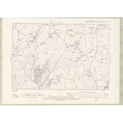 1894 Map of Kirkcudbrightshire Sheet LIV.NE, 1896 Print