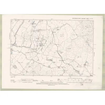 1894 Map of Kirkcudbrightshire Sheet LV.NE, 1895 Print