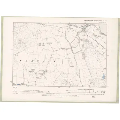 1893 Map of Kirkcudbrightshire Sheet LVI.NW, 1895 Print