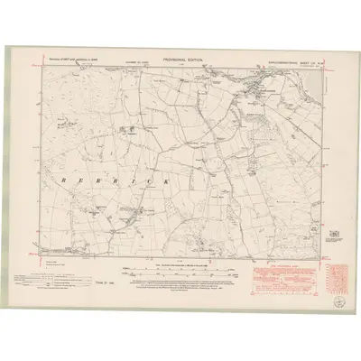 1946 Map of Kirkcudbrightshire Sheet LVI.NW, 1951 Print