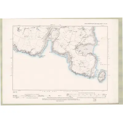 1894 Map of Kirkcudbrightshire Sheet LVII.NE, 1895 Print