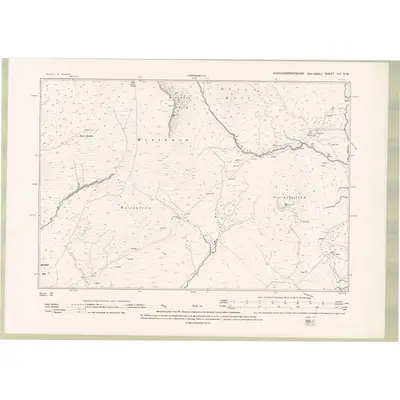 1893 Map of Kirkcudbrightshire Sheet VIII.NW, 1895 Print