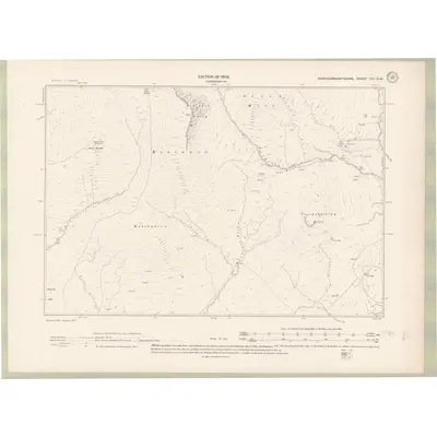 1907 Map of Kirkcudbrightshire Sheet VIII.NW, 1909 Print