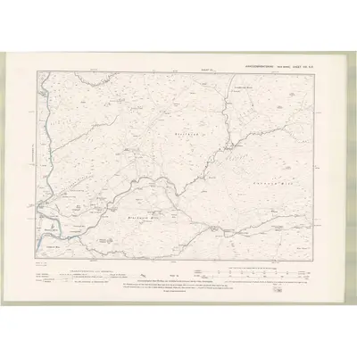 1894 Map of Kirkcudbrightshire Sheet VIII.SE, 1895 Print