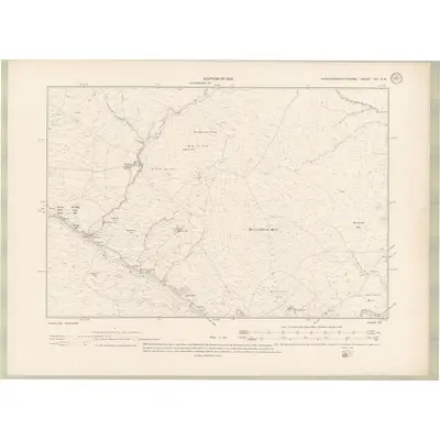 1907 Map of Kirkcudbrightshire Sheet VIII.SW, 1910 Print