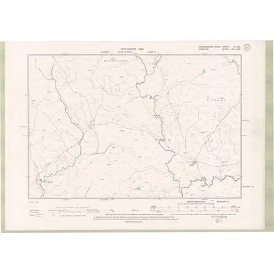 1894 Map of Kirkcudbrightshire Sheet X.SW, 1896 Print