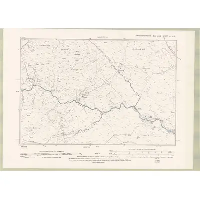 1894 Map of Kirkcudbrightshire Sheet XII.NE, 1896 Print
