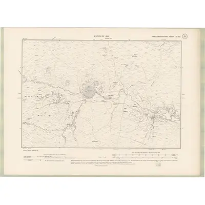 1907 Map of Kirkcudbrightshire Sheet XII.SE, 1910 Print