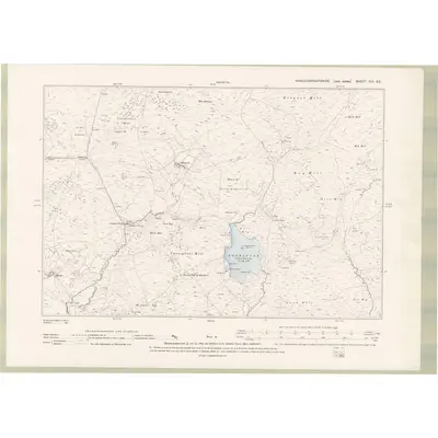1894 Map of Kirkcudbrightshire Sheet XIII.SE, 1895 Print