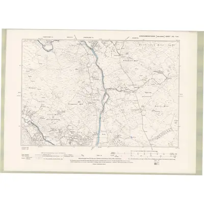1894 Map of Kirkcudbrightshire Sheet XIII.SW, 1895 Print