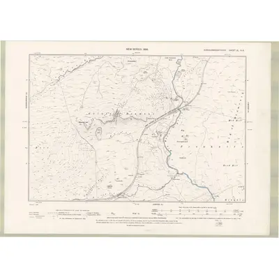 1894 Map of Kirkcudbrightshire Sheet XL.NE, 1896 Print
