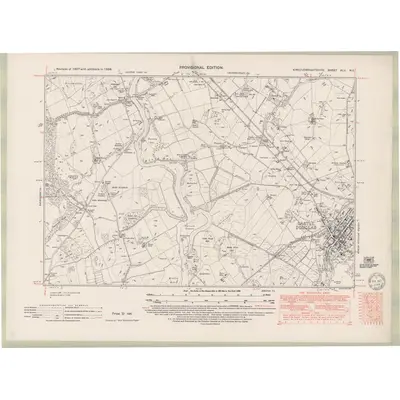 1938 Map of Kirkcudbrightshire Sheet XLII.NE, 1949 Print