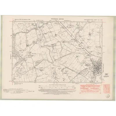 1946 Map of Kirkcudbrightshire Sheet XLII.NE, 1951 Print