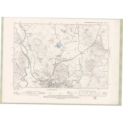 1894 Map of Kirkcudbrightshire Sheet XLIII.NE, 1895 Print