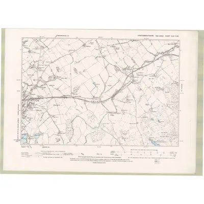 1894 Map of Kirkcudbrightshire Sheet XLIII.NW, 1895 Print