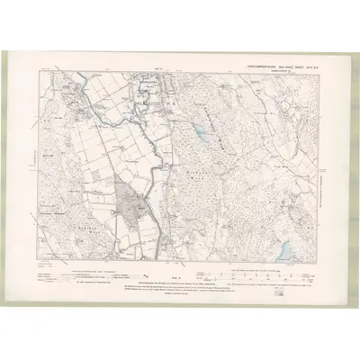 1894 Map of Kirkcudbrightshire Sheet XLIII.SE, 1896 Print