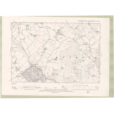 1894 Map of Kirkcudbrightshire Sheet XLIII.SW, 1895 Print