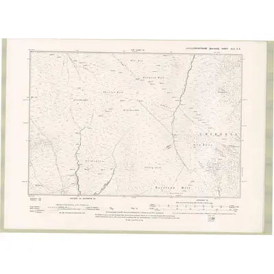 1893 Map of Kirkcudbrightshire Sheet XLIV.NE, 1895 Print