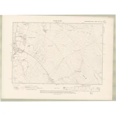 1907 Map of Kirkcudbrightshire Sheet XLIV.NW, 1910 Print