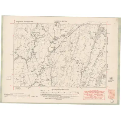 1946 Map of Kirkcudbrightshire Sheet XLIX.NW, 1952 Print