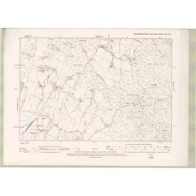 1894 Map of Kirkcudbrightshire Sheet XLIX.SE, 1895 Print