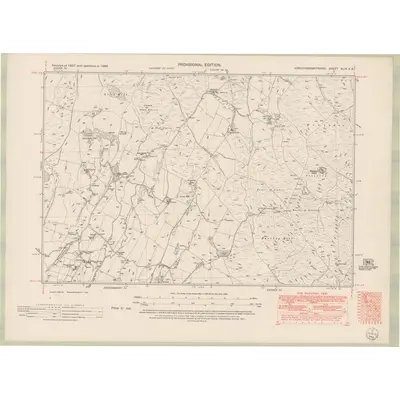 1946 Map of Kirkcudbrightshire Sheet XLIX.SE, 1951 Print