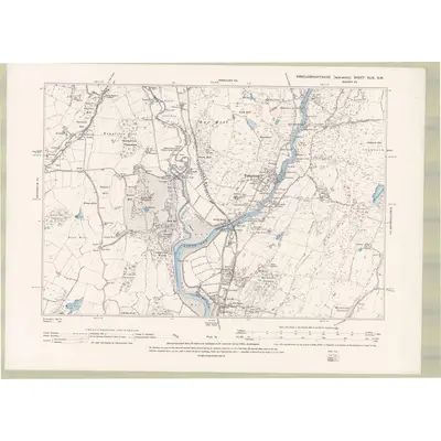 1894 Map of Kirkcudbrightshire Sheet XLIX.SW, 1895 Print