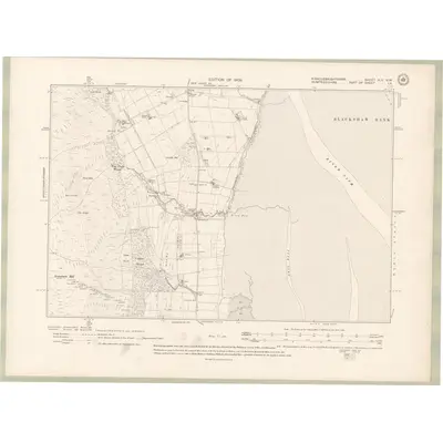 1907 Map of Kirkcudbrightshire Sheet XLV.NW, 1909 Print