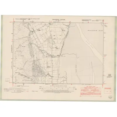1946 Map of Kirkcudbrightshire Sheet XLV.NW, 1952 Print