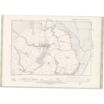 1893 Map of Kirkcudbrightshire Sheet XLV.SW, 1896 Print