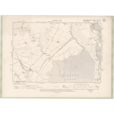 1907 Map of Kirkcudbrightshire Sheet XLVI.NE, 1909 Print