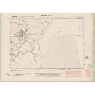 1938 Map of Kirkcudbrightshire Sheet XLVI.SE, 1950 Print
