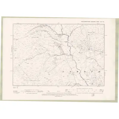 1894 Map of Kirkcudbrightshire Sheet XLVII.NE, 1896 Print