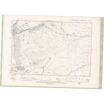 1894 Map of Kirkcudbrightshire Sheet XLVII.NW, 1896 Print