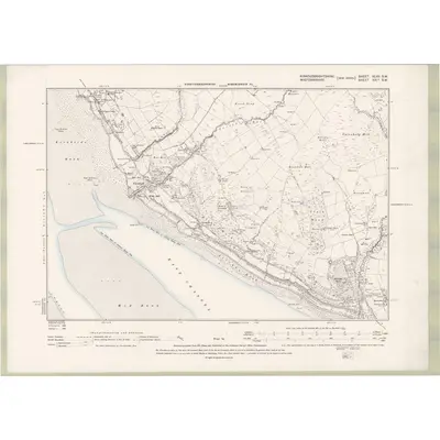 1894 Map of Kirkcudbrightshire Sheet XLVII.SW, 1896 Print