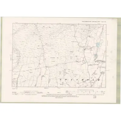 1894 Map of Kirkcudbrightshire Sheet XLVIII.NE, 1895 Print
