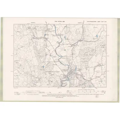 1894 Map of Kirkcudbrightshire Sheet XLVIII.NW, 1896 Print