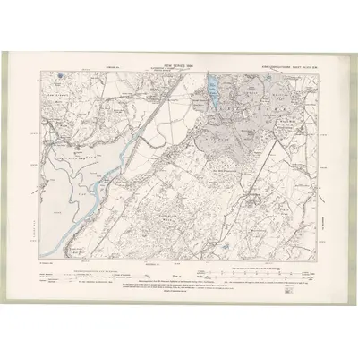 1894 Map of Kirkcudbrightshire Sheet XLVIII.SW, 1896 Print