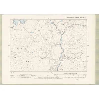 1894 Map of Kirkcudbrightshire Sheet XV.NE, 1895 Print