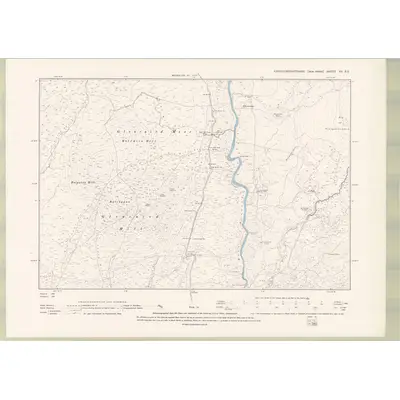 1894 Map of Kirkcudbrightshire Sheet XV.SE, 1896 Print