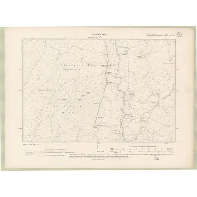 1907 Map of Kirkcudbrightshire Sheet XV.SE, 1909 Print